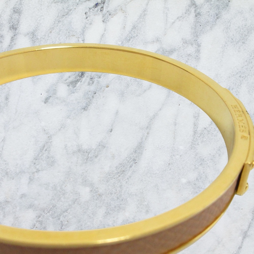 HERMES Pre-Owned Kelly Cadena Bangle with H charm - Picture 6 of 9